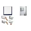 DURABLE CLICK SIGN Placa de porta 149 x 148,5 mm, azul-escuro, 486207