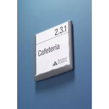 Durable Click Sign Placa de porta 149 x 148,5 mm, grafite (486237)
