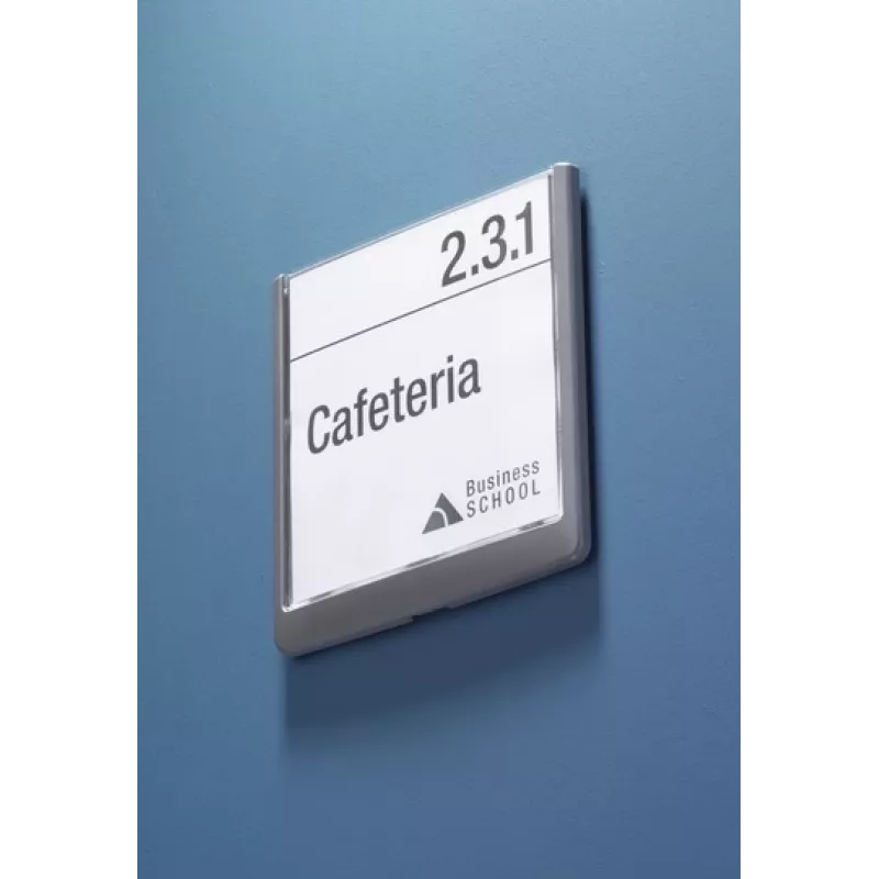 Durable Click Sign Placa de porta 149 x 148,5 mm, grafite (486237)