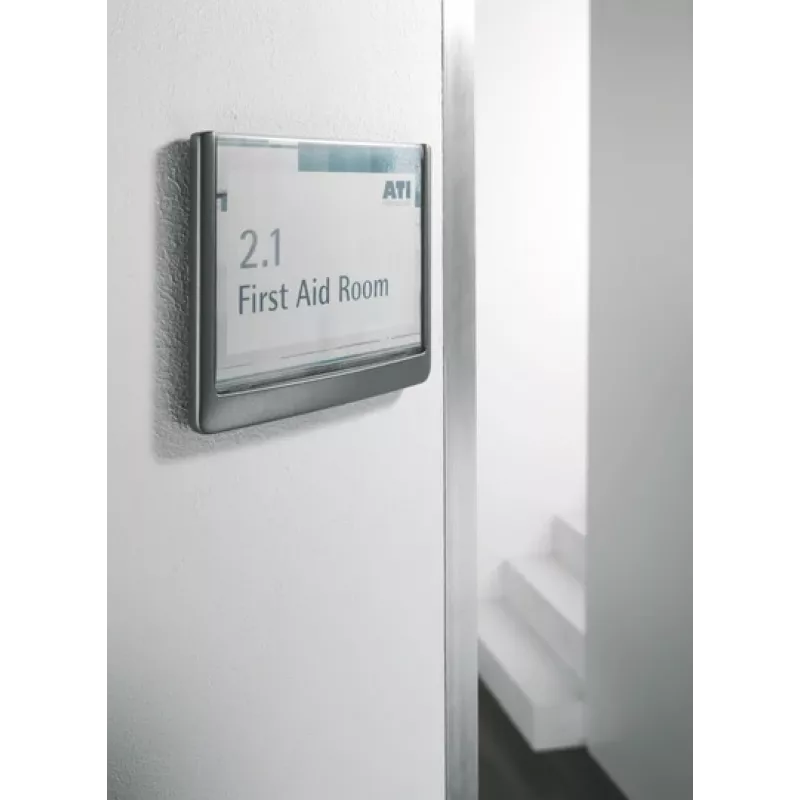 Durable Click Sign Placa de porta 149 x 148,5 mm, grafite (486237)