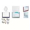 DURABLE CLICK SIGN Placa de porta 149x105,5 mm prateado 486102