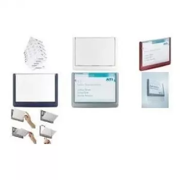 DURABLE CLICK SIGN Placa de porta 149x105,5 mm prateado 486102
