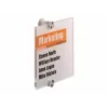 DURABLE CRYSTAL SIGN Placa de Porta 148x148 mm, acrílico transparente, montagem com parafusos, conjunto de 1 482219