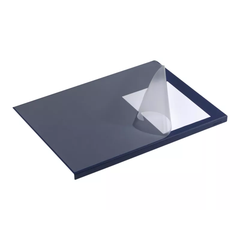 DURABLE resguardo de secretária com proteção de bordos 65x50 cm azul-escuro