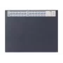 DURABLE Tapete de secretária com calendário integrado, cobertura total transparente, 65x52 cm, azul-escuro