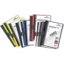 DURABLE DURACLIP 30 A4 Agrafador de pinça PVC, capacidade de 30 folhas, Preto/Verde/Transparente, pack de 3 220032