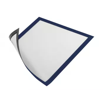 DURABLE DURAFRAME MAGNETIC Moldura informativa A4, Azul-escuro, pack de 5 486907