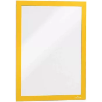DURABLE DURAFRAME® Moldura magnética autoadesiva A4 amarela, 2 unidades (487204)