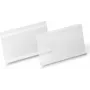 Bolsa autoadesiva para etiquetas DURABLE HARD COVER A5 horizontal, transparente, pack de 10 118319