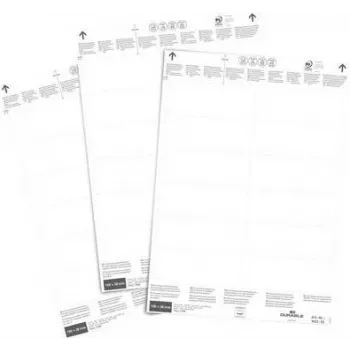 DURABLE Etiquetas para inserir 100x38 mm, pack de 1 (102202)