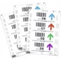 Etiquetas para inserir DURABLE 150 x 67 mm, 80 unidades, cartão, branco, para impressoras laser e jato de tinta 100302