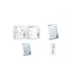 DURABLE Suporte de mesa em L para A4 vertical, acrílico transparente, pack de 2 859619