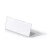 DURABLE porta-nomes de mesa em L 61x150 mm acrílico transparente, pack de 10 805419