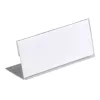 DURABLE porta-nomes de mesa em L 61x150 mm acrílico transparente, pack de 10 805419