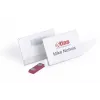 DURABLE Placa de identificação magnética 90 x 54 mm, Transparente, 25 por embalagem 811719