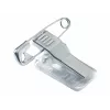 Porta-crachás DURABLE 40x75 mm com clipe combinado, acrílico, transparente, 25/VE (812119)
