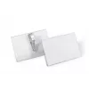DURABLE Porta-crachás 54x90 mm com mola de crocodilo, pack de 25, transparente 811119