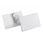 DURABLE Porta-crachás 54x90 mm com mola de crocodilo, pack de 25, transparente 811119