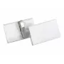 Porta-crachás DURABLE 75x40 mm com mola crocodilo, transparente, pack de 25 811019