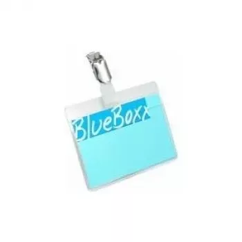 Porta-crachás DURABLE com clipe, 60x90mm, transparente, pack de 5 (861219)