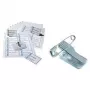 DURABLE Conjunto de porta-nomes 90 x 54 mm com clipe combinado, 20 unid. 818200