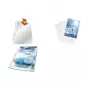 DURABLE PREMIUM A4 Bolsas Perfuradas, 100 Mícron, Cristalino, Perfuração Múltipla, Pack de 100 268319