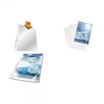 DURABLE PREMIUM Capas perfuradas A4 cristalino pack de 50 268219