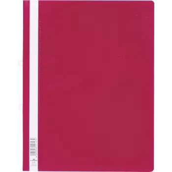 DURABLE Pasta de apresentação com tira de arquivo A4+ transparente, pack de 25 258003