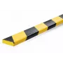 Proteção de cabos Durable S10, PVC, preto/amarelo, plana, 1000 mm, 40 mm