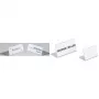 DURABLE SHERPA® Suporte de mesa em L, acrílico, 61x210 mm, formato horizontal, transparente, pack de 10 803119