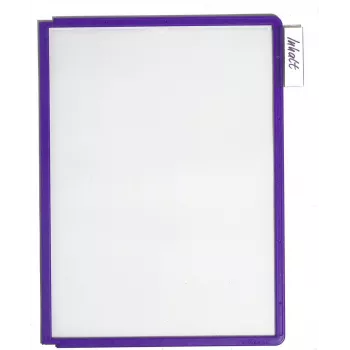 DURABLE SHERPA PANEL A4 Painel de exposição 560644, embalagem de 5