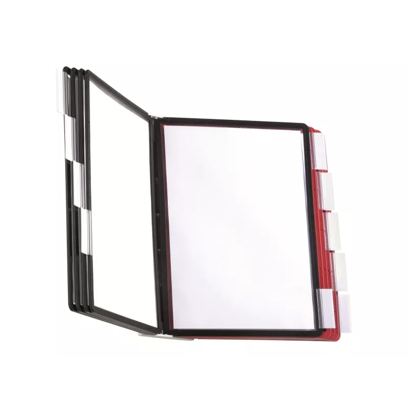 Sistema de expositores de parede DURABLE SHERPA® WALL 10, A4, 10 painéis, cinzento 563100