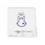DURABLE STANDARD A4 Capas de documentos em polipropileno, abertura superior e lateral, pack de 100, transparente 233719