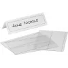 Placa de identificação de mesa DURABLE com suporte 210x61 mm PET transparente 10 unid. 804819