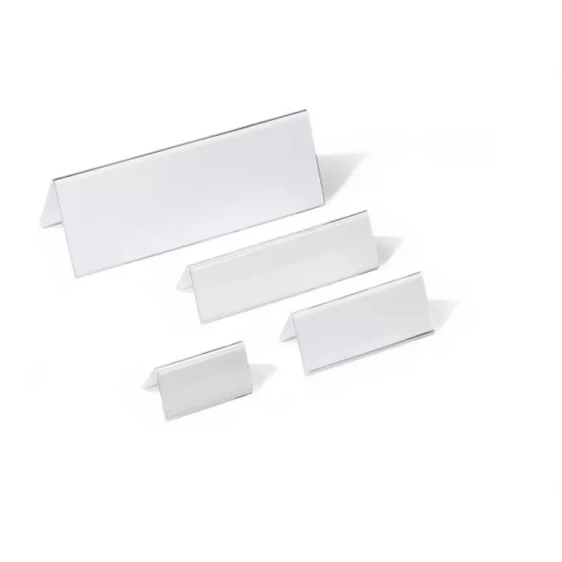 DURABLE Porta-nomes de mesa A4 105/210x297 mm acrílico transparente 10 unid. 803519