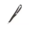 DURABLE Cordão têxtil 20 com mosquetão, preto, pack de 10 (813701)