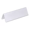 Porta-nomes de mesa DURABLE VISIFIX® 61/122x210 mm, PVC transparente, pack de 25 (805219)