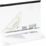 DURABLE ZIP BAG A5 saco de documentos transparente com fecho de correr, pack de 5 248001