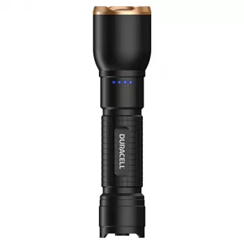 Lanterna Duracell DF1500R preta 1500 lúmenes
