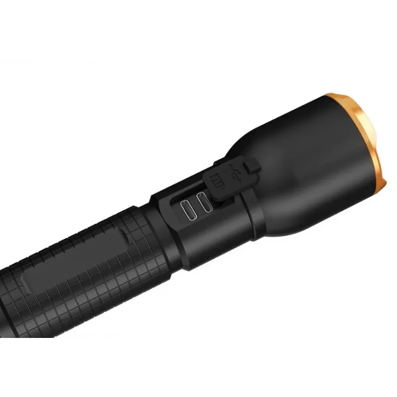 Lanterna Duracell DF1500R preta 1500 lúmenes