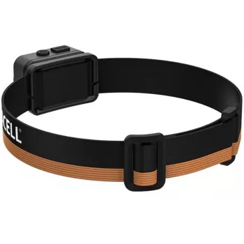 Lanterna frontal LED recarregável Duracell DH700R, 700 lúmenes, sensor de movimento, IPX4, preto/laranja