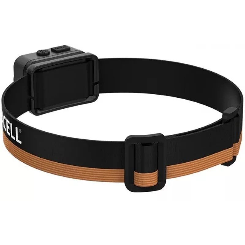 Lanterna frontal LED recarregável Duracell DH700R, 700 lúmenes, sensor de movimento, IPX4, preto/laranja
