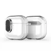 Dux Ducis Apple AirPods 4 Capa PECL Series PC+TPU com gancho Preto Transparente