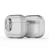 Capa Dux Ducis PECL Series PC+TPU com gancho para Apple AirPods 4 cinzenta