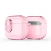 Capa PC+TPU Dux Ducis Série PECL para Apple AirPods 4 com Gancho Rosa