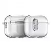 Capa Dux Ducis PECL Series PC+TPU com gancho para Apple AirPods Pro 3 transparente