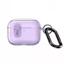 Dux Ducis Apple AirPods Pro 3 PECL Series Capa PC+TPU com Gancho Roxo