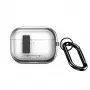 Dux Ducis Capa PC+TPU com gancho da série PECR para Apple AirPods Pro 3 cinzenta