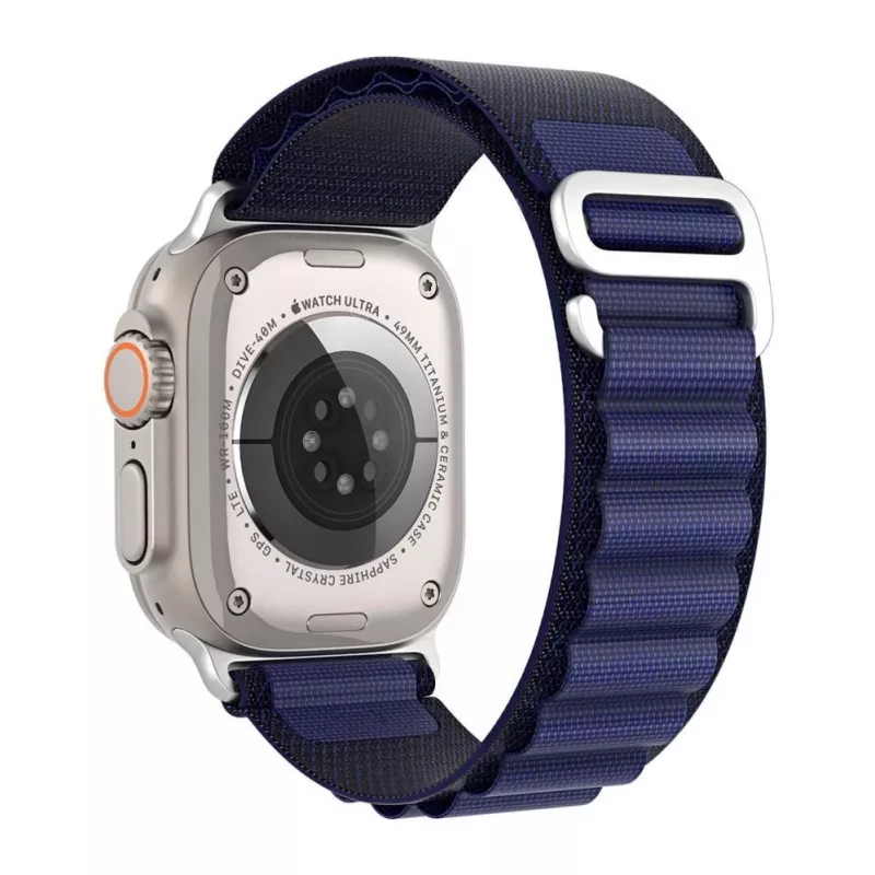 Pulseira Dux Ducis Apple Buckle Sport para Apple Watch 42/44/45/46/49MM azul-marinho