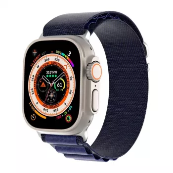 Pulseira Dux Ducis Apple Buckle Sport para Apple Watch 42/44/45/46/49MM azul-marinho